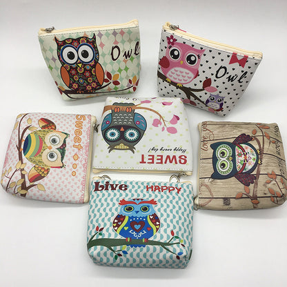 Damen Kinder Student Brieftasche Münztasche Aufbewahrungstasche PU Tasche