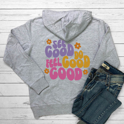 Sudadera con capucha de algodón informal para mujer de moda
