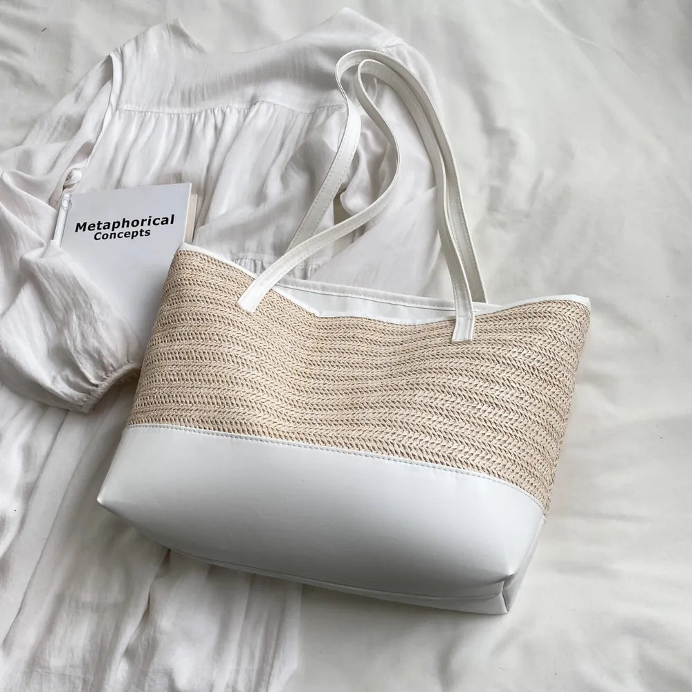 Coastal Charm Woven Tote