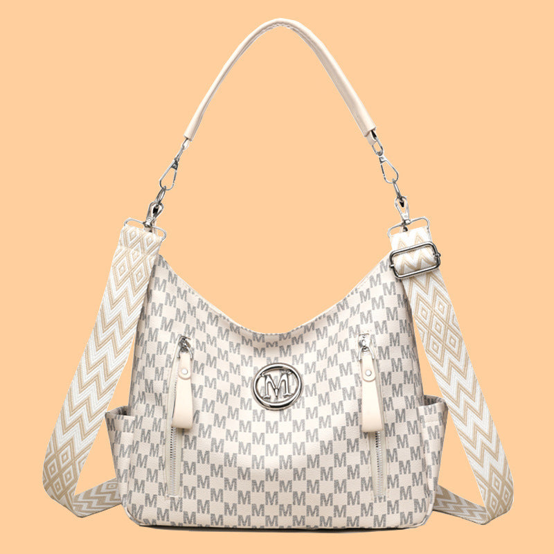 Bolso bandolera con estampado retro