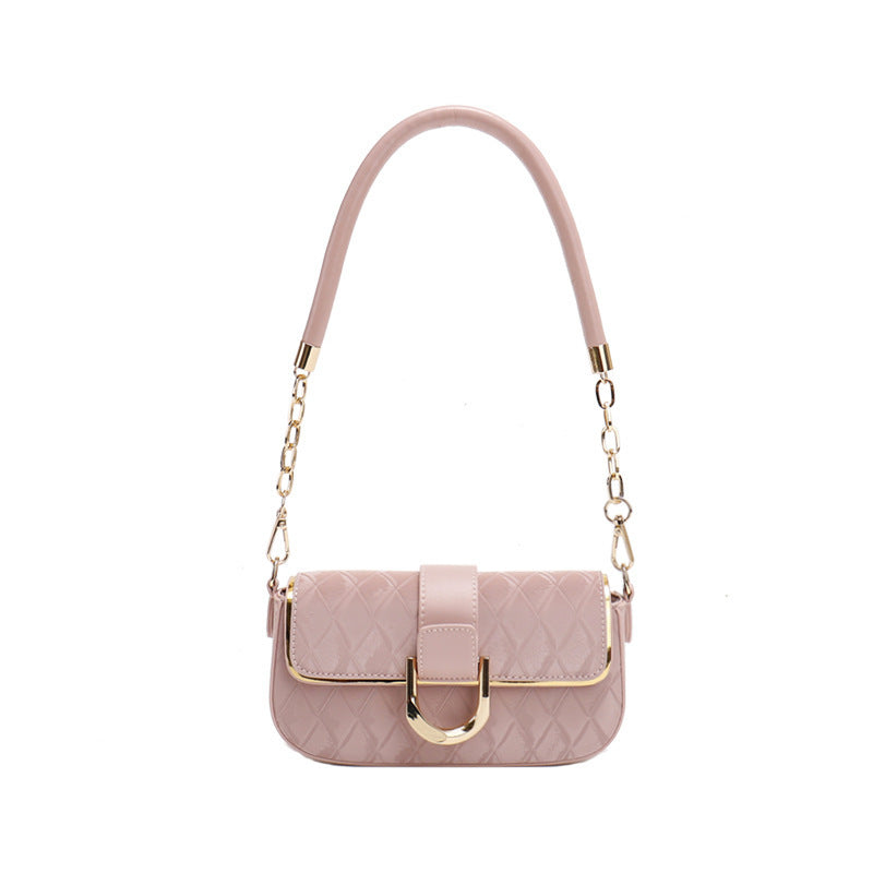 Chain Small Square Bag Shoulder Crossbody Underarm Bag