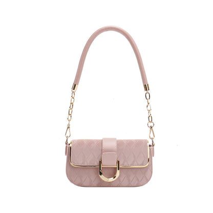 Bolso bandolera cuadrado pequeño con cadena para hombro y axila