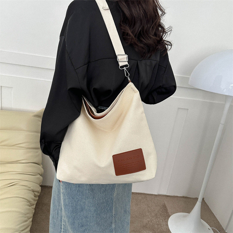 Timeless Canvas Shoulder Tote