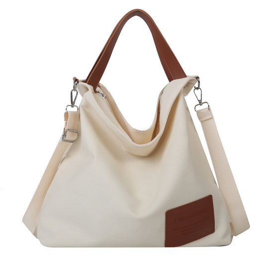Timeless Canvas Shoulder Tote