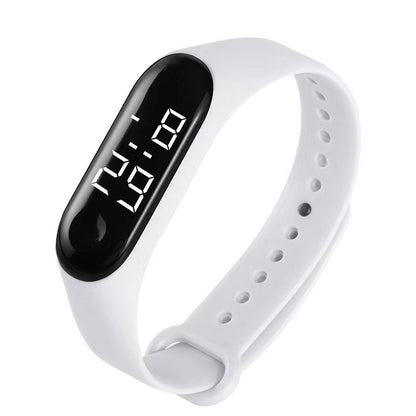 Reloj electrónico táctil impermeable para niños con LED deportivo para natación