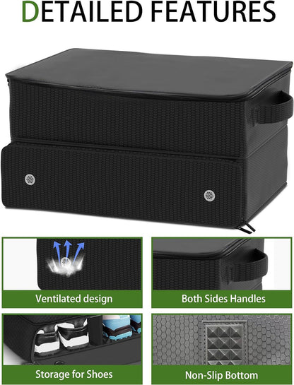 Caja de almacenamiento para baúl de golf, impermeable, para coche