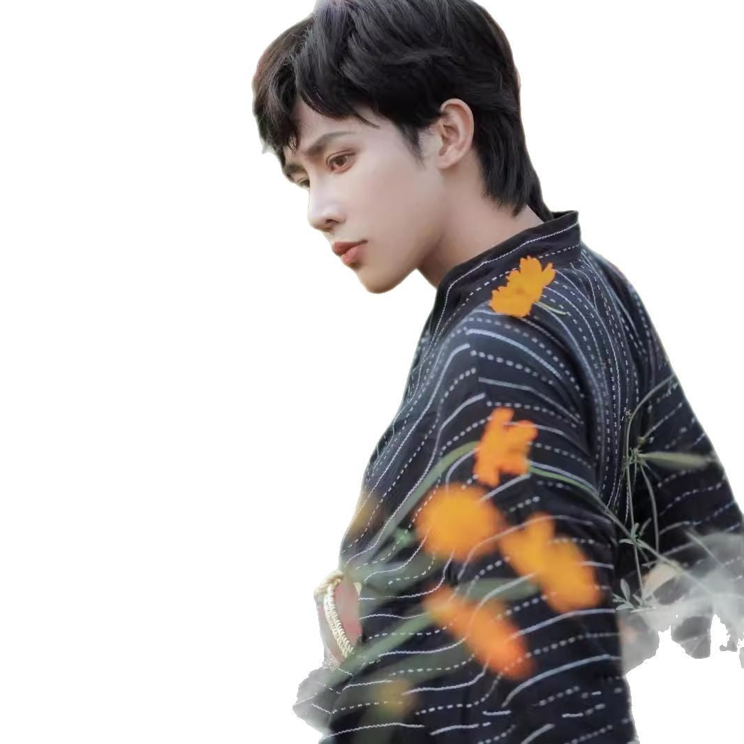 Kimono japonés tradicional de ropa formal para hombres