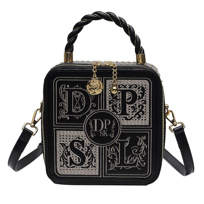 Bolso bandolera cuadrado pequeño de un solo hombro