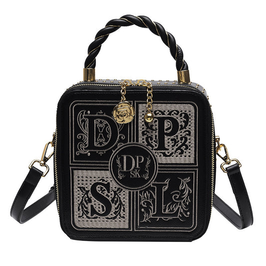 Bolso bandolera cuadrado pequeño de un solo hombro
