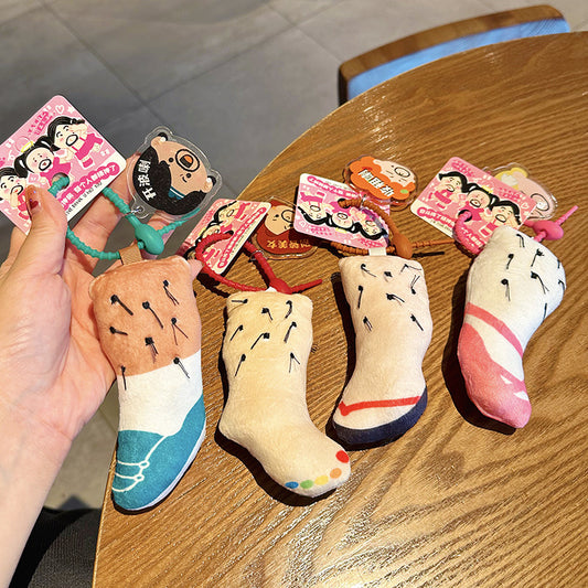 Plush Doll Creative Funny Keychain
