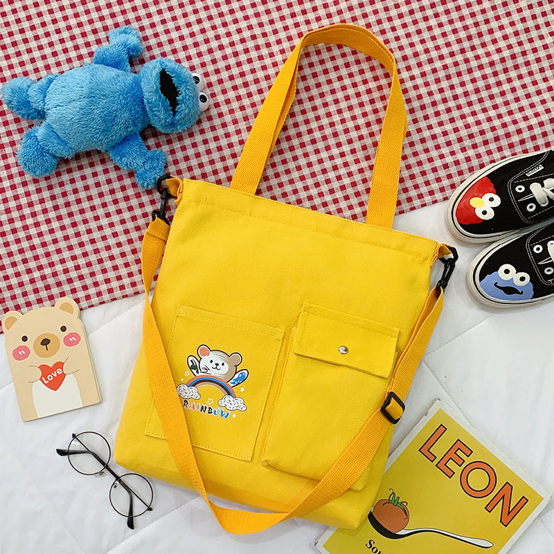 Cartoon Canvas Tote Bag