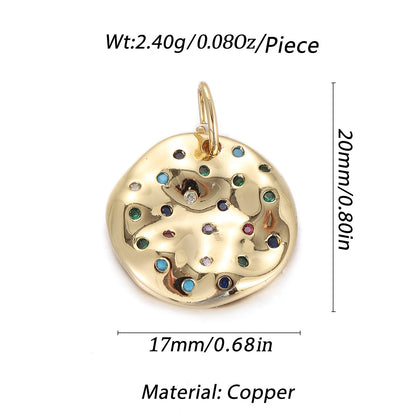 Colgante de aceite con forma de gota de amor, microincrustaciones, pulsera, collar, accesorios