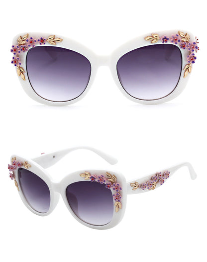 Damen Sonnenbrille Blume
