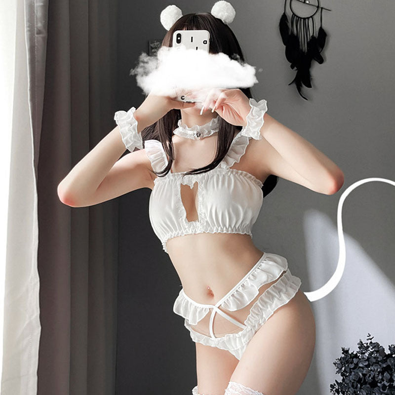 Sexy Erotic Lingerie Cute Temptation Maid Outfit