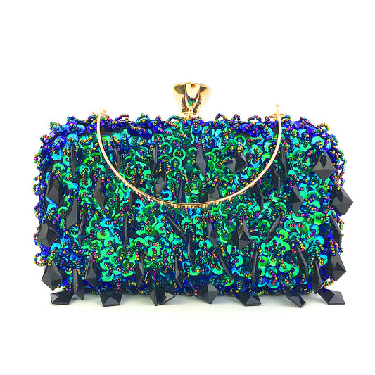 Bead Embroidery Sequin Evening Bag