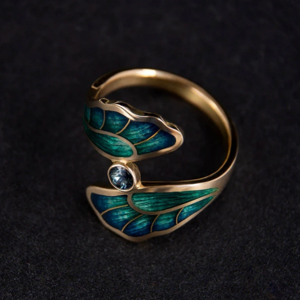 Women's Retro Simple And Exaggerated Personality Ring