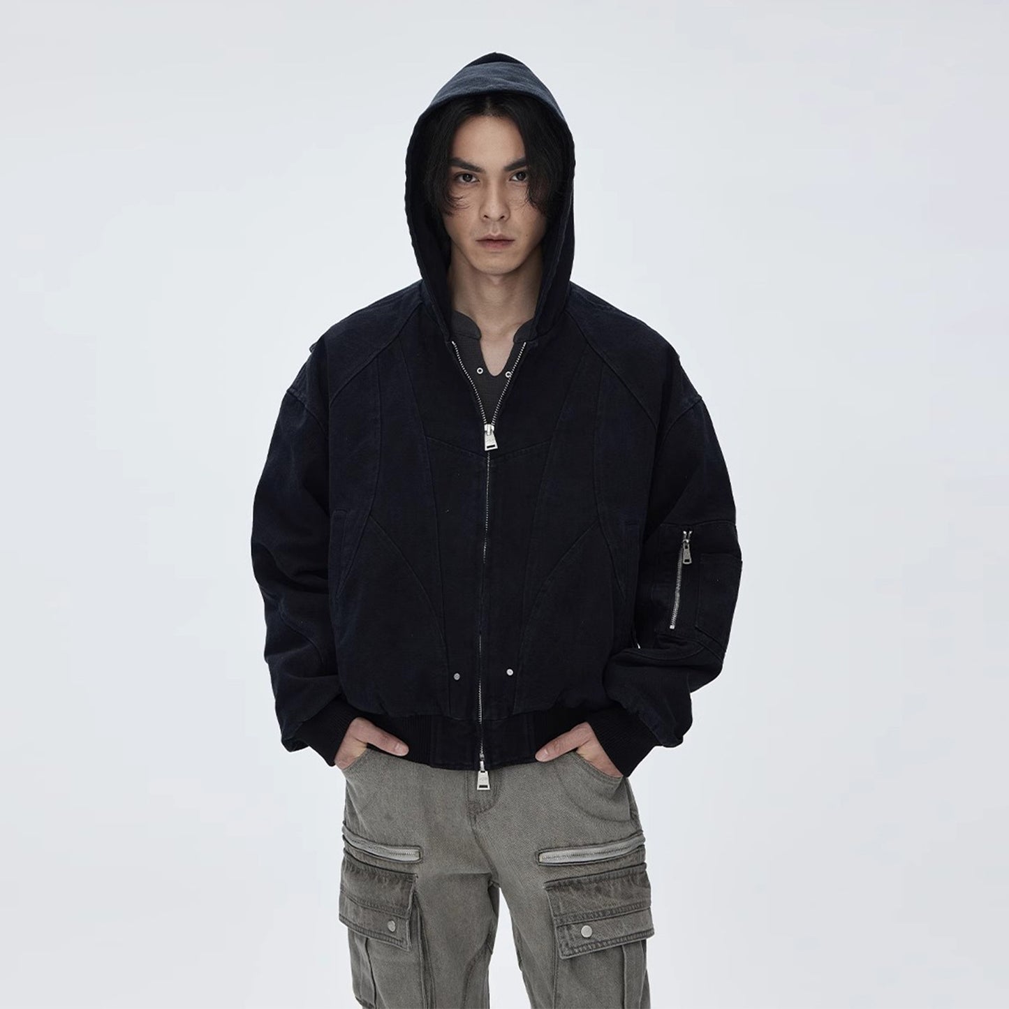 Coat Men's Heavy Canvas Washed Jacket Workwear