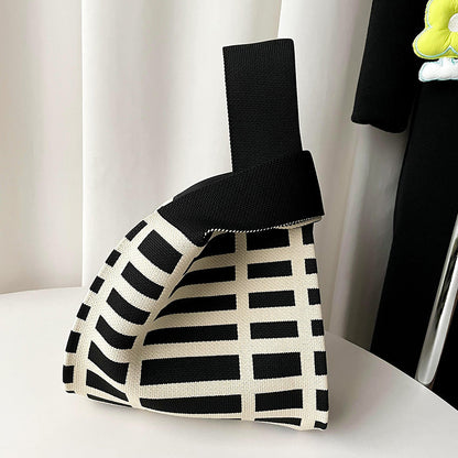 Bolso de hombro de punto especial