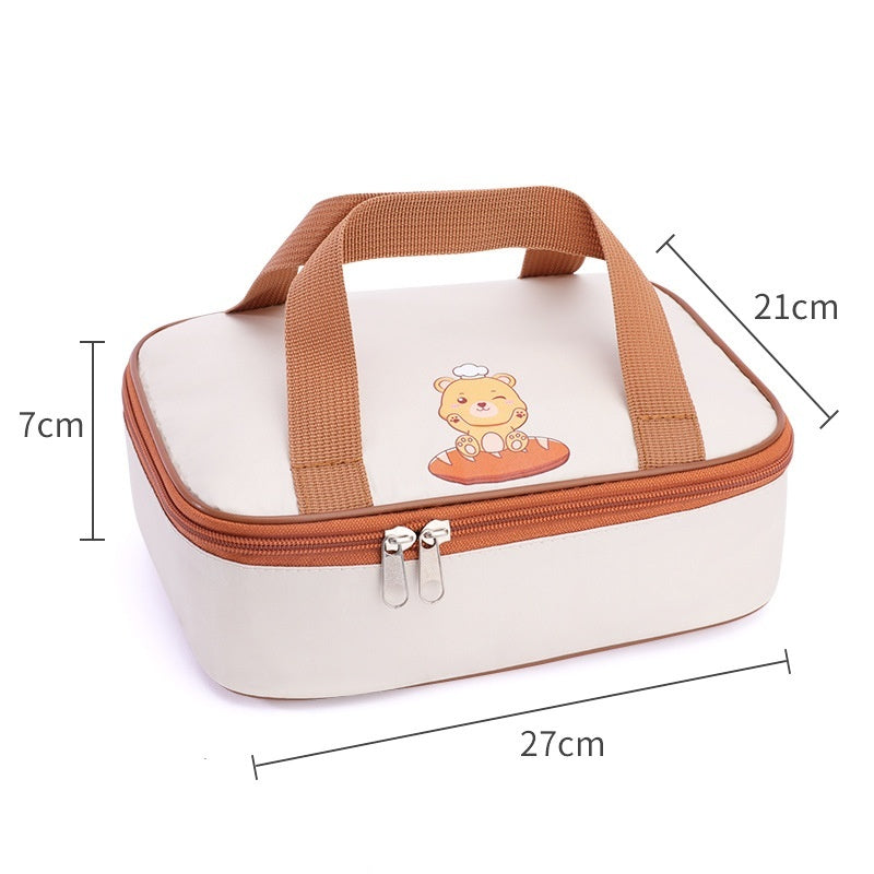 Children's Thermal Insulation Portable Commercial Lunch Box Lunch Bag Oxford Cloth