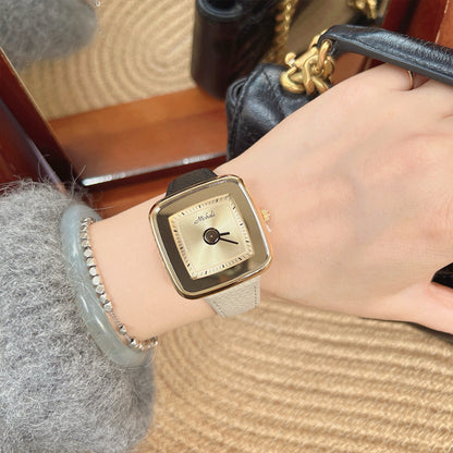 Reloj retro elegante y brillante con correa magnética resistente al agua