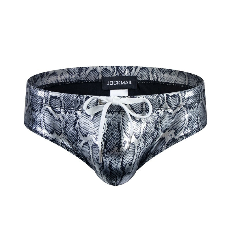 Men's Swimming Trunks Serpentine Rainbow Briefs