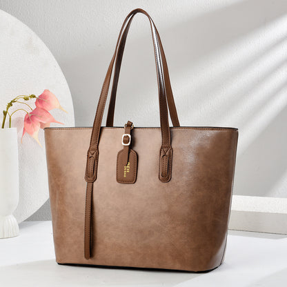 Bolso bandolera de piel con estampado de piel, versátil y de alta calidad.