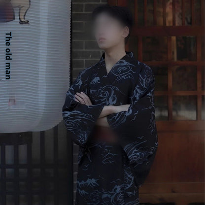 Kimono japonés tradicional de ropa formal para hombres