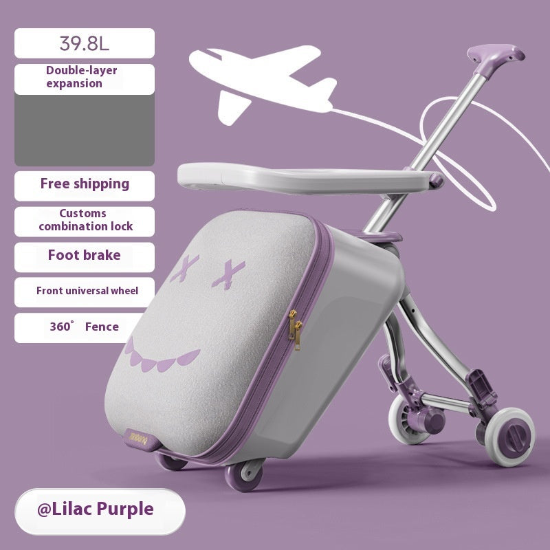 Children's Riding And Boarding Machine Trolley Case