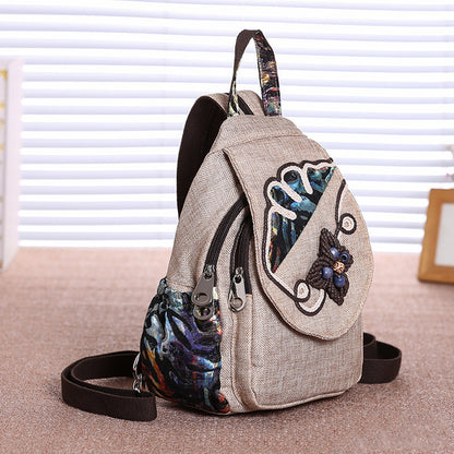 Mochila de viaje retro