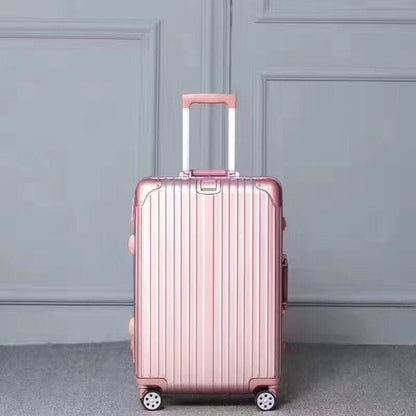 Aluminium, Magnesiumlegierung, modisch, Aluminiumrahmen, Zugstangenbox, Metall-Reisebox für Damen, Business-Koffer für Herren