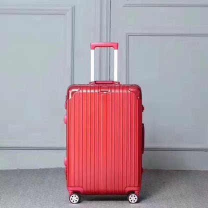 Aluminium, Magnesiumlegierung, modisch, Aluminiumrahmen, Zugstangenbox, Metall-Reisebox für Damen, Business-Koffer für Herren
