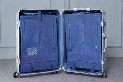 Aluminium, Magnesiumlegierung, modisch, Aluminiumrahmen, Zugstangenbox, Metall-Reisebox für Damen, Business-Koffer für Herren
