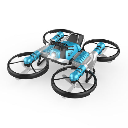 Dron RC WiFi FPV para motocicleta 2 en 1, helicóptero plegable, cámara de 0,3 MP, retención de altitud, cuadricóptero RC, dron para motocicleta 2 en 1.