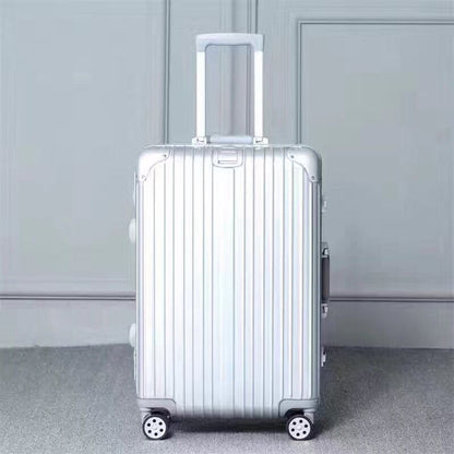 Aluminium, Magnesiumlegierung, modisch, Aluminiumrahmen, Zugstangenbox, Metall-Reisebox für Damen, Business-Koffer für Herren