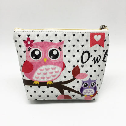 Damen Kinder Student Brieftasche Münztasche Aufbewahrungstasche PU Tasche