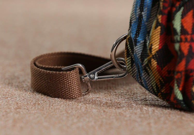 Canvas tassel backpack