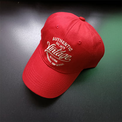 Gorra de béisbol con visera y bordado de letras europeas y americanas para hombres y mujeres