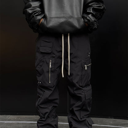 Fashion Loose Straight Dark Pants For Men