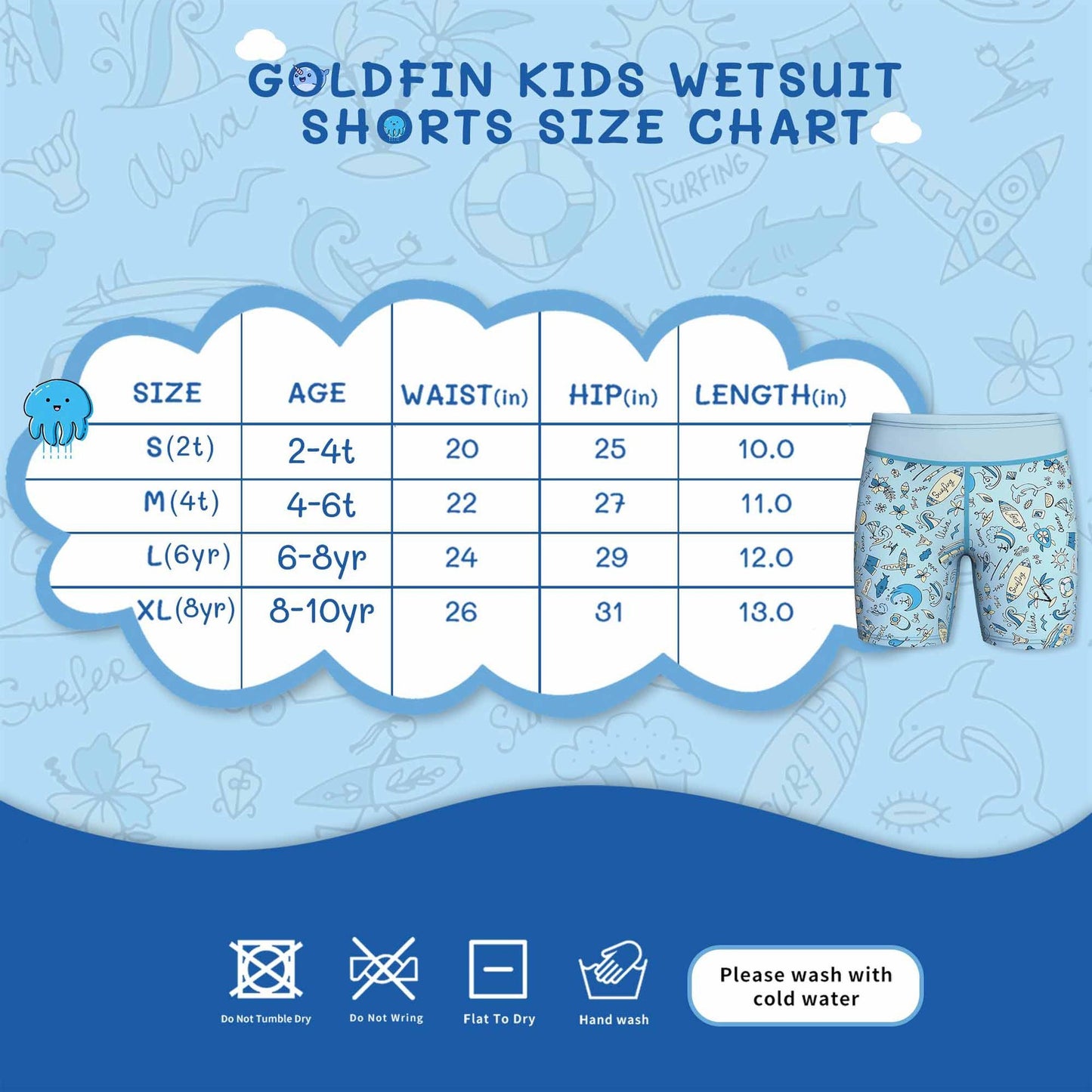 Warme Surfing Upstream Neopren Badehose
