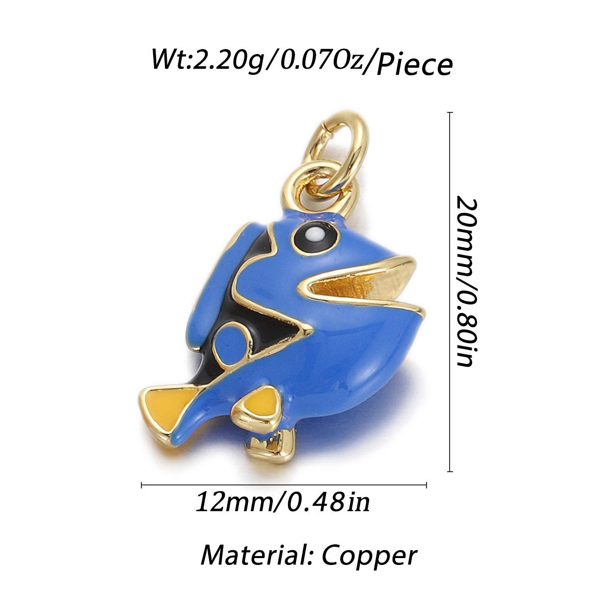 Animal Series Pendant Drop Oil Inlaid Zircon Diy Bracelet Necklace