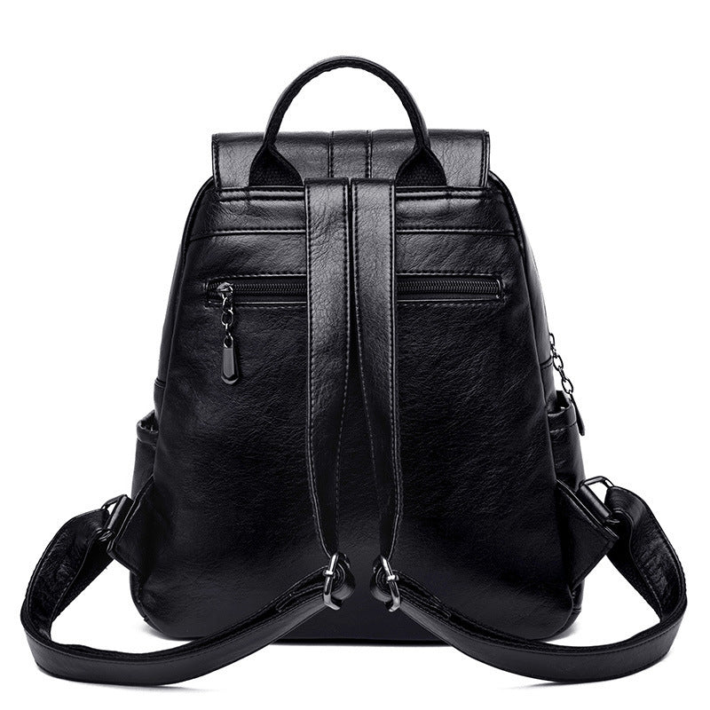 Sheepskin Leather Backpack