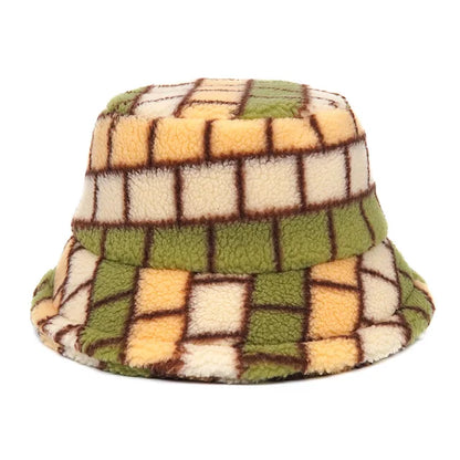 Panama Zebra Print Plush Velvet Hat - BAGMODA