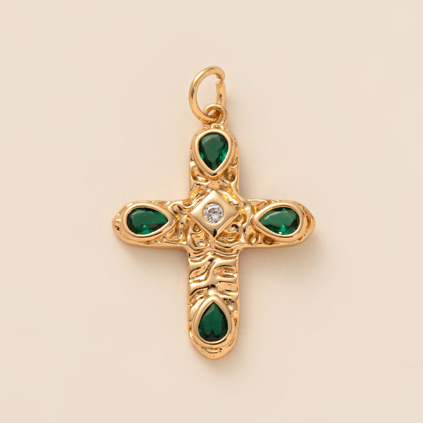 Food Rose Cherry Love Weather Cross Rectangular Pendant
