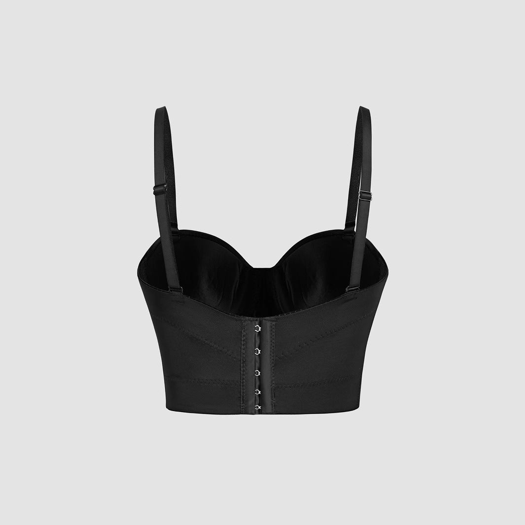 Worn Outside Dress Camisole Beaded and Sequined Fitted Sexy Push-Up Bralette