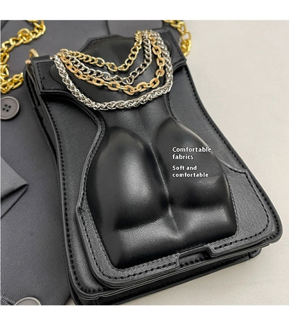 Quadratische Tasche im Western-Stil