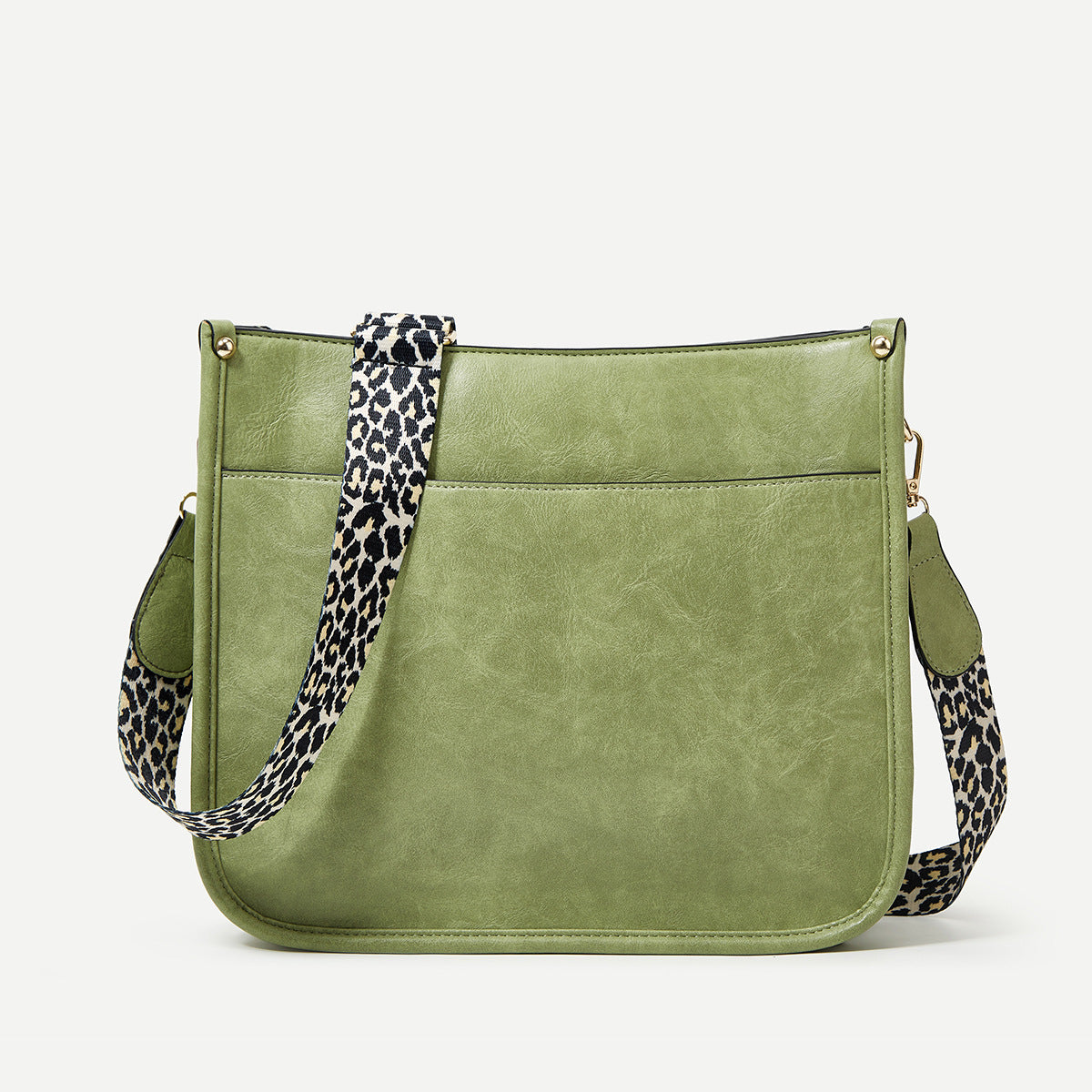 Crossbody-Schultertaschen mit Leopardenmuster und großer Kapazität