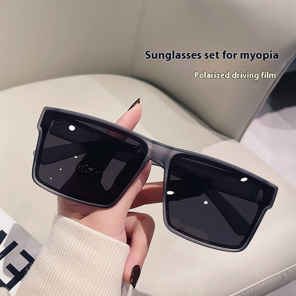 Gafas de sol polarizadas para hombres y mujeres que pueden usar gafas para miopía