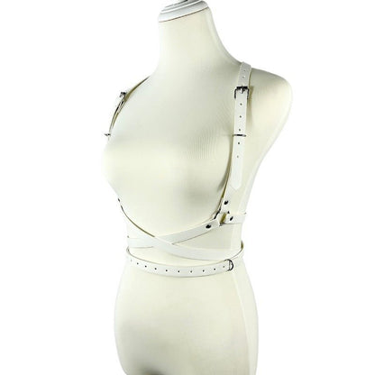 Women's Fashion Shapewear Leather Binding - BAGMODA