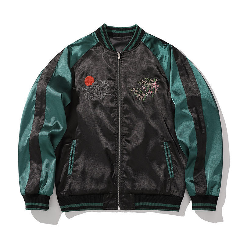 Tiger Mountain Embroidery Special National Style Chinese Fashion Fall Jacket Coat