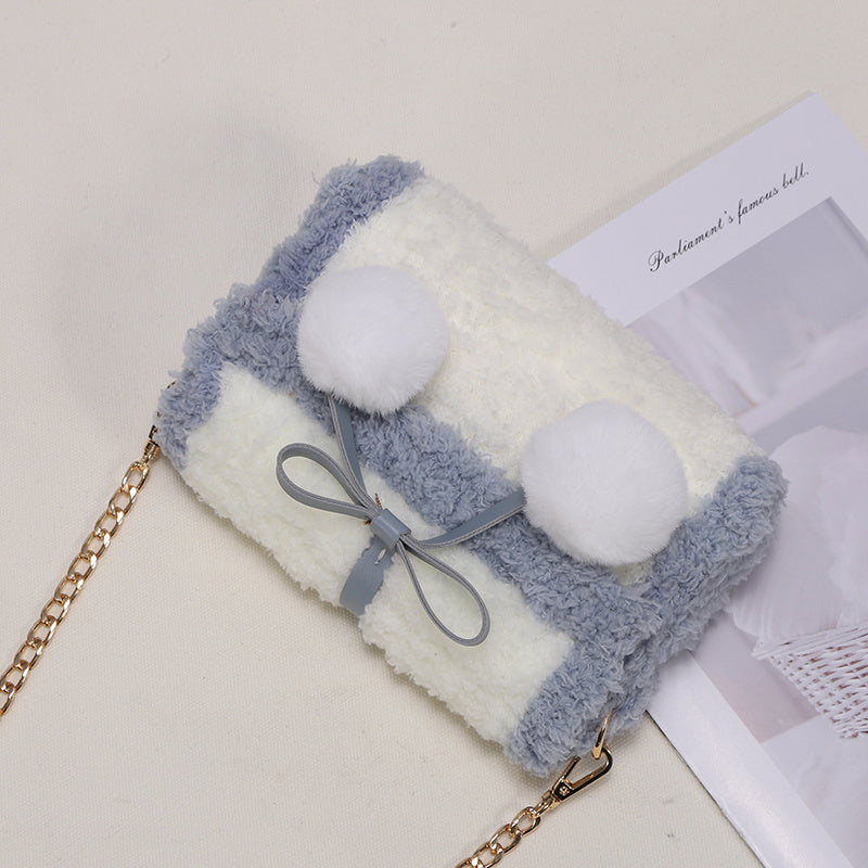 Weaving Bag Wool DIY Hand Woven Bag Knitting Self Made Self Knitting Material Bag